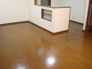 U様邸　フローリングリフォーム　施工前