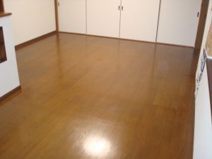 U様邸　フローリングリフォーム　施工前