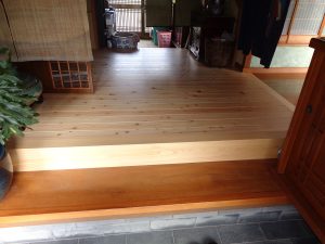 I様邸　玄関の床リフォーム